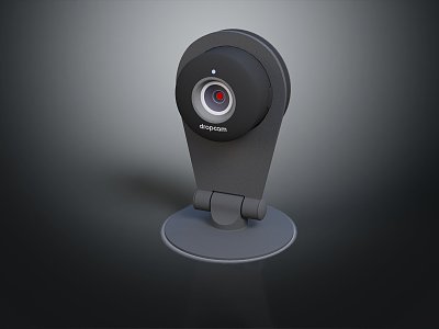 Monitoring Head Security Monitoring Camera 3d model