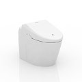 Modern intelligent toilet 3d model