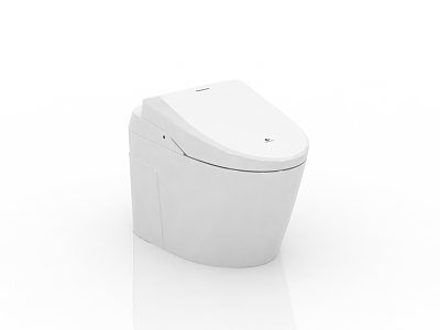 Modern intelligent toilet 3d model