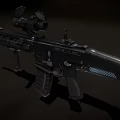 automatic rifle 3d model