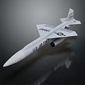 U.S. Air Force F-100 Fighter Jet Military Weapon With Design Features And Markings