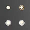 Recessed Downlights And Spotlights In Various Styles With White Gold Black Finishes
