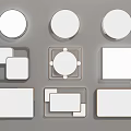 modern ceiling lamp 3d model