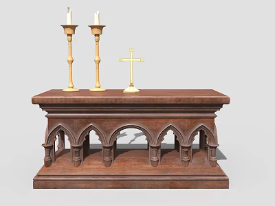 Church Table European Style Table Table European Style 3d model