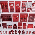 Fire Hydrant Fire Equipment Fire Equipment Fire Extinguisher Mini Fire Station Fire Hydrant 3d model