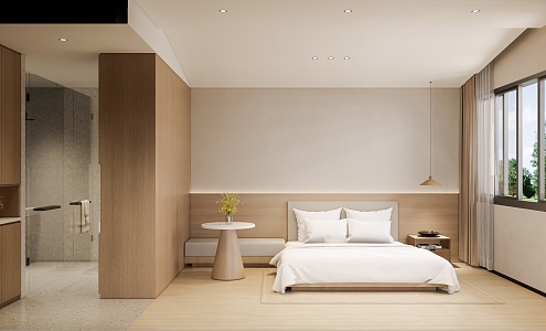 Modern Room Homestay Hotel 3d model