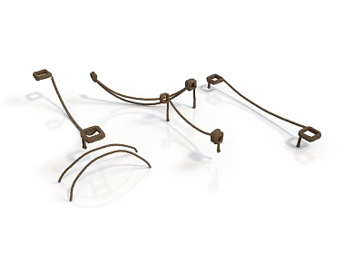 Heavy Duty Metal Hanging Hooks For Home Organization Essential Household Supplies 3d model
