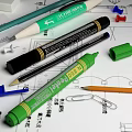 Modern marker slip marker pen 3d model