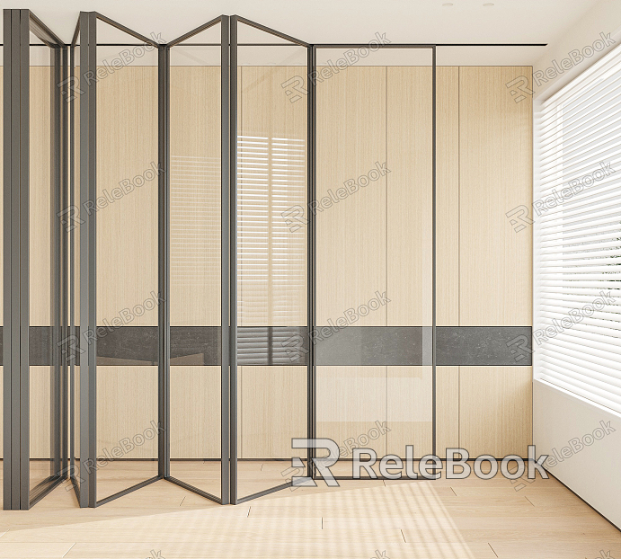 Modern folding door glass folding door model