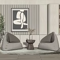 Modern Lazy Sofa Lazy Sofa Corner Combination 3d model