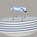 AI Technology Exhibits Intelligent Robot Bionic Robot Future Technology Machine Dog Intelligent Robot Technology 3d model