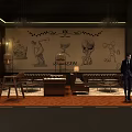 Bellolife Fitness Club Lounge With Wooden Walls Chandelier Seating And Floor Lines