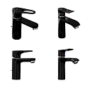 Modern Black Faucet Design With Sleek Single Handle And Contemporary Finish