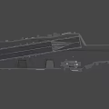 Charles de Gaulle aircraft carrier R91 3d model