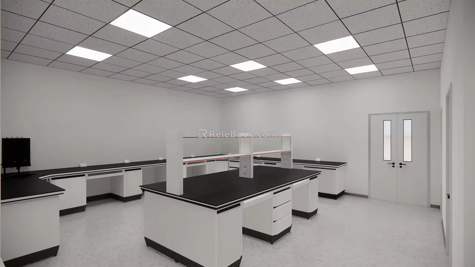 Modern Laboratory 3d model