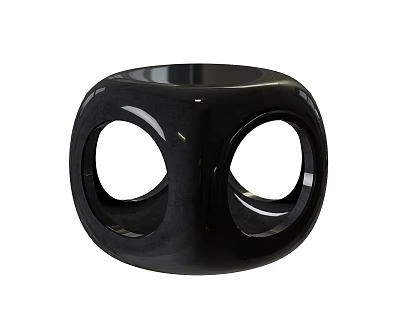 Modern Stool Low Stool 3d model Modern Stool Low Stool 3d model