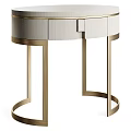 Elegant Modern Nightstand With Gold Metal Legs And Wooden Drawer Design