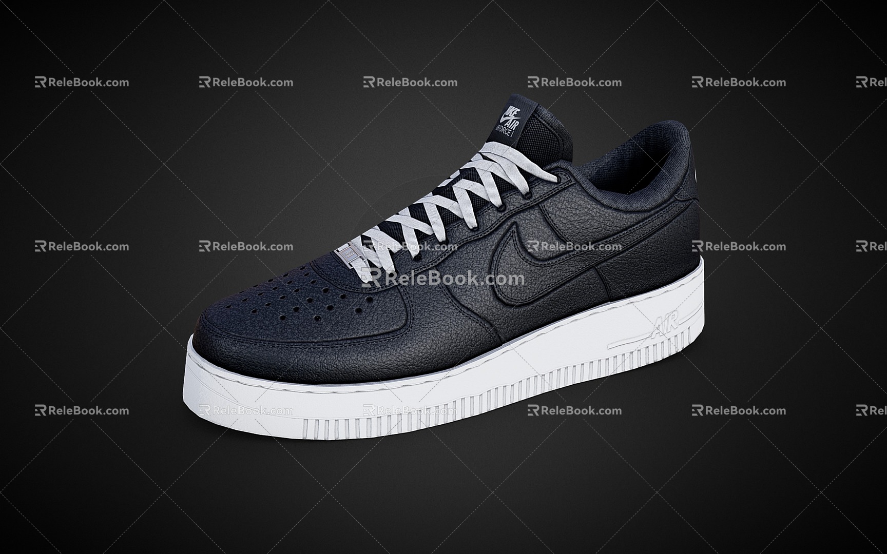 Shoes Casual Shoes sneaker Nike Air Force One Basketball Shoes Board Shoes Men's and Women's Shoes 3d model