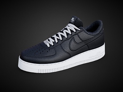 Shoes Casual Shoes sneaker Nike Air Force One Basketball Shoes Board Shoes Men's and Women's Shoes 3d model