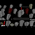 Various Fitness Equipment Including Dumbbells Weight Plates And Barbells