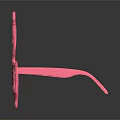 Stylish Pink Swan Shaped Sunglasses Fashion Jewelry Accessory With Unique Design