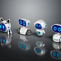 Cute Robot Characters With Animal Inspired Features And Diverse Body Designs