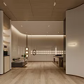 Modern Open Concept Fitness Gym Interior With Workout Equipment And Mirrors