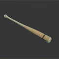 Wooden Baseball Bat With Natural Wood Finish And Smooth Handle For Daily Use