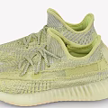 Light Green Casual Sports Sneakers With Knitted Upper And Transparent Sole Design