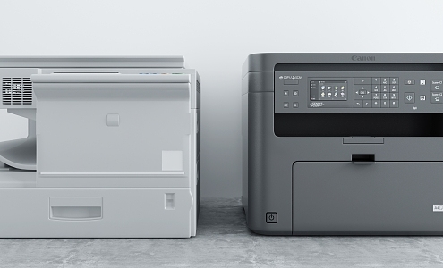 Modern Printers 3d model