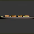 Grilled Salmon Fillets Plated with Lime Wedges Fresh Parsley and Black Pepper