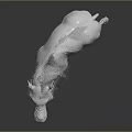 Modern Fierce Tooth Ancient Creatures 3d model
