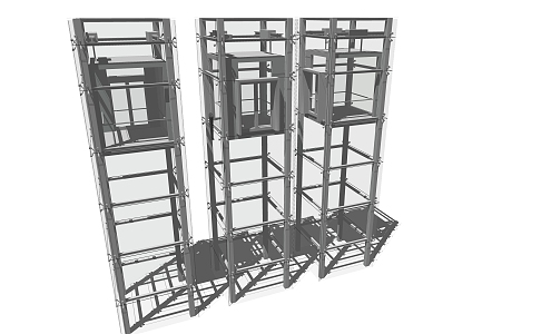 Modern Elevator 3d model