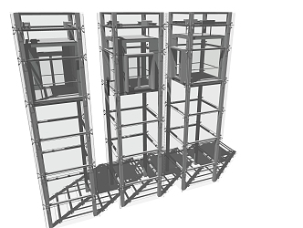 Modern Elevator 3d model