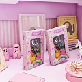 Cute Cartoon Decorative Ornament Set With Plierni Rainbow Boxes Penguin Unicorn Photo Frame Gift Box
