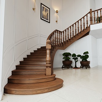 Stair Handrail 3d model