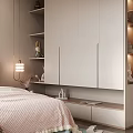 Cozy Modern Kids Bedroom With Chandelier Upholstered Headboard And Toys