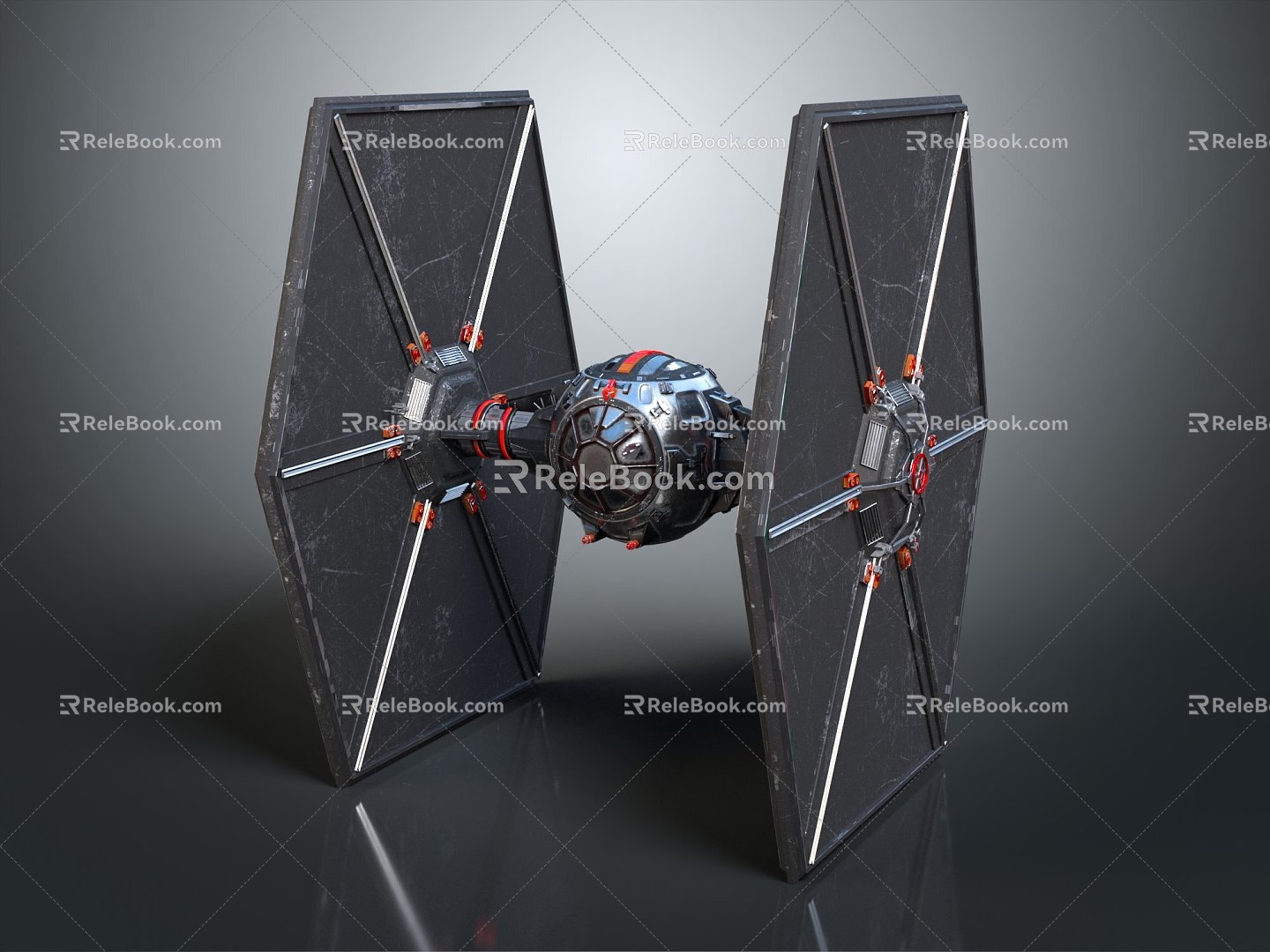 Modern Fighter Titanium Fighter 3d model