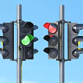 Traffic Light Indicator 3d model