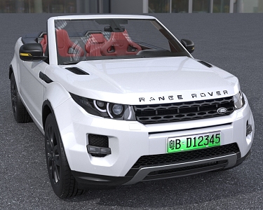 Land Rover Convertible 3d model