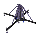 Commercial Equipment with Multiple Supporting Arms and Metal Frame for Industrial Use