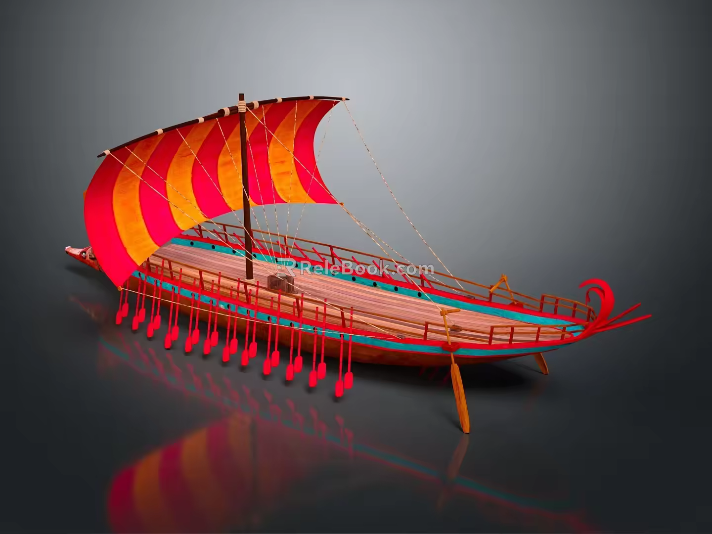 modern ship ancient ship ancient warship large ancient ship ancient warship 3d model