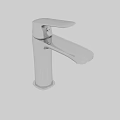 Modern Chrome Single Handle Faucet With Sleek Design For Bathroom Basin