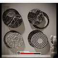 Circular Marble Wall Decor With Textured Patterns Perforated Designs And Abstract Shapes 3d model