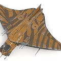 Sci-fighter aircraft space plane spaceship 3d model
