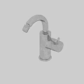 Modern Chrome Kitchen Faucet With Sleek Curved Spout And Single Handle Design