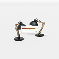Old desk lamp 3d model