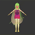 Anime Character With White Hair Red Eyes And Orange Outfit Standing Near Creature