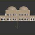 European-style palace, ancient palace, ancient architecture, ancient Chinese architecture 3d model