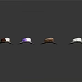 Stylish Cowboy Hats In Various Colors And Different Designs For Fashionable